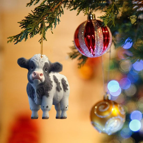 Wholesale Creative Cartoon Acrylic Pendant Car Christmas  Decorations